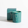 Prosecco Vert Deco Holiday Candle