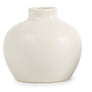 Ceramic Blossom Vase - Matte White