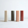 Fancy Hexagon Pillar Candle - Parchment