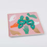 Hamsa Ceramic Tray - Pink