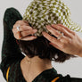 Baseball Cap - Moss Trippy Checker