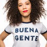 Buena Gente Ringer T-shirt (blue)