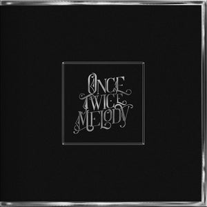beach house once twice melody album cover silver and black