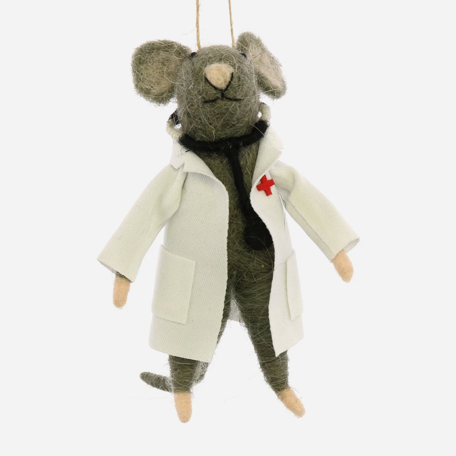 Doctor Mouse Ornament