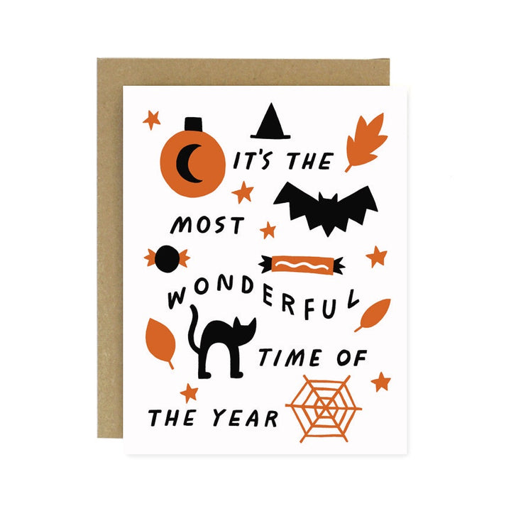Halloween - Most Wonderful Time Card
