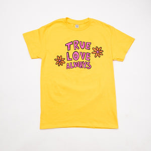 True Love Always "Daisy Age" - Yellow T-Shirt