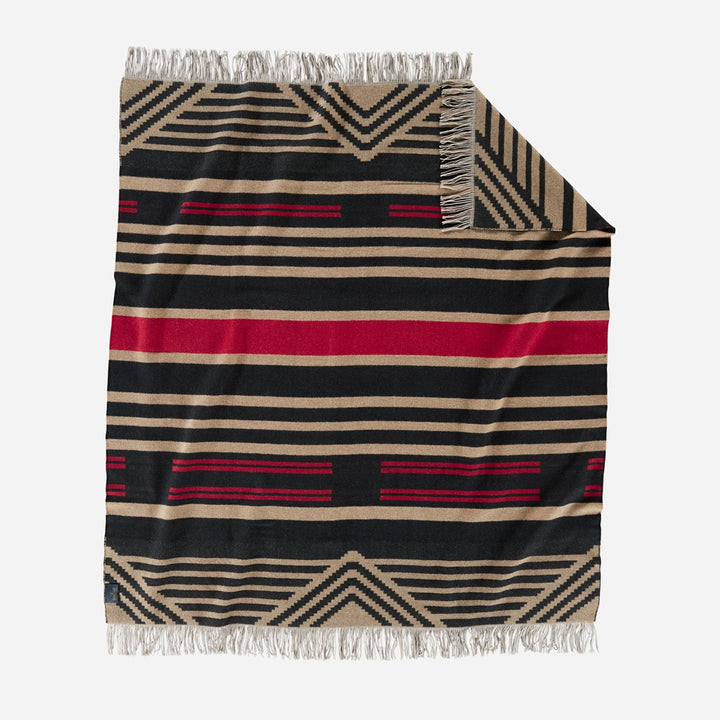 Pinyon Stripe Fringed Throw