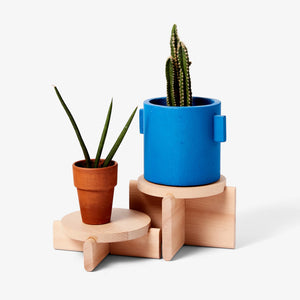 Plant Pedestals Set - Natural
