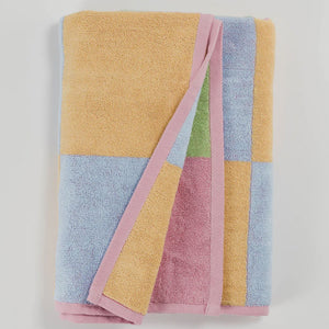 Bath Towel - Stucco Multi Check