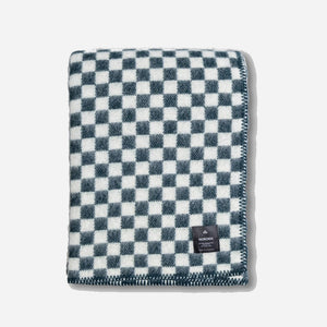 Ostermalm Wool Throw Blanket (Forest)