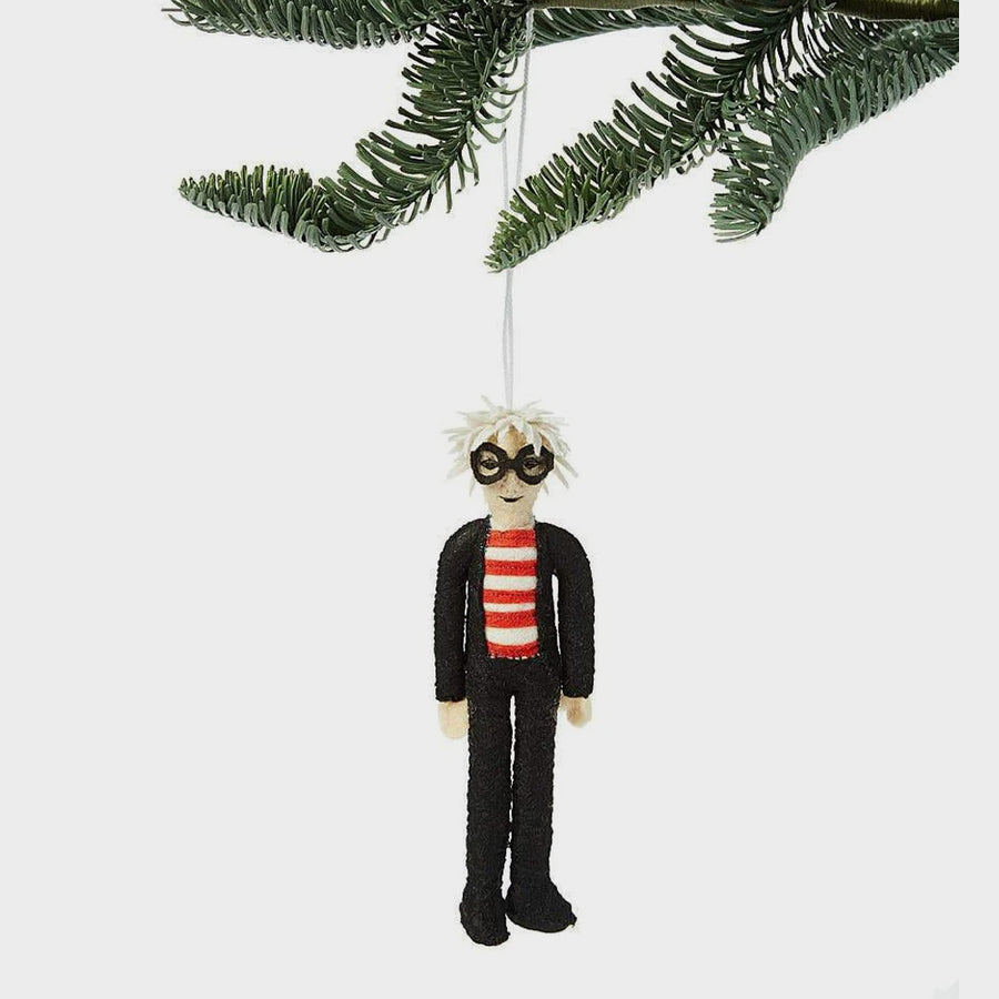 Andy Warhol Felt Ornament