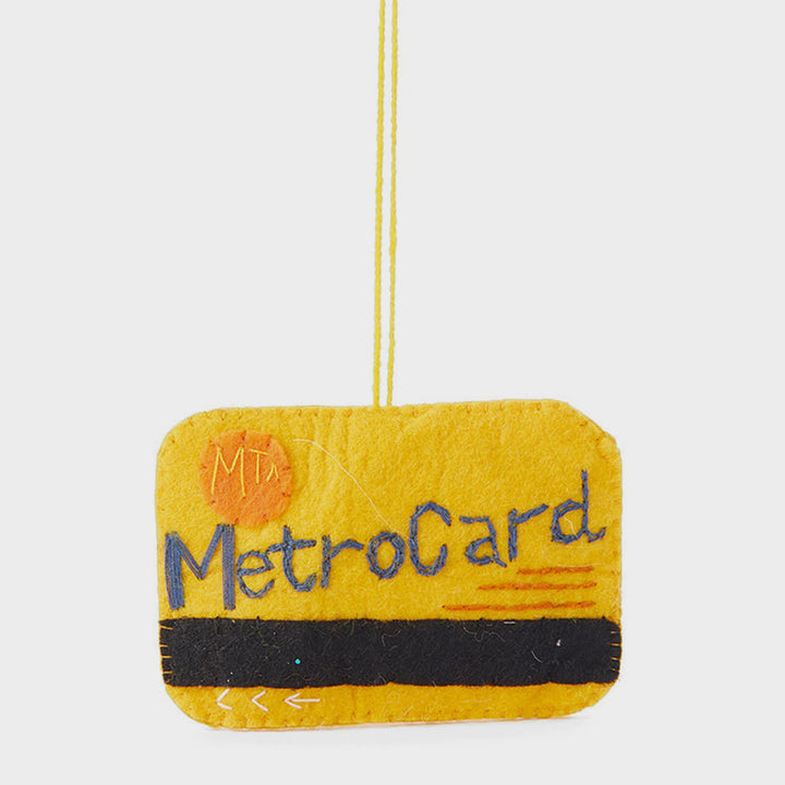 MTA Metrocard Ornament