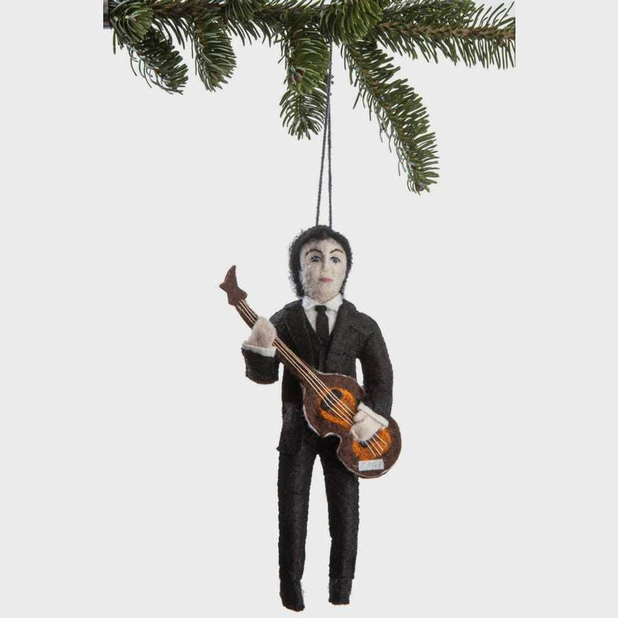 Paul McCartney Felt Ornament
