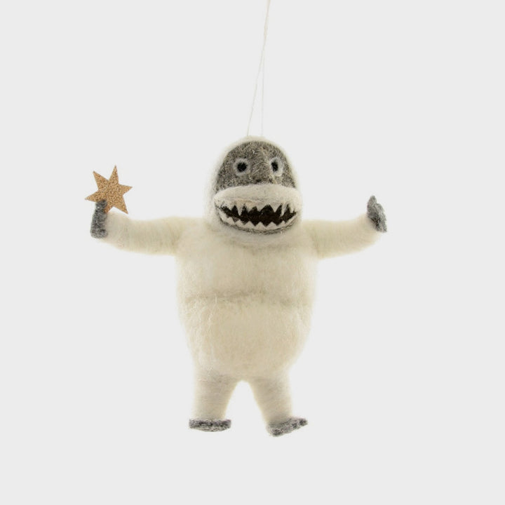 Felted Abominable Snowman