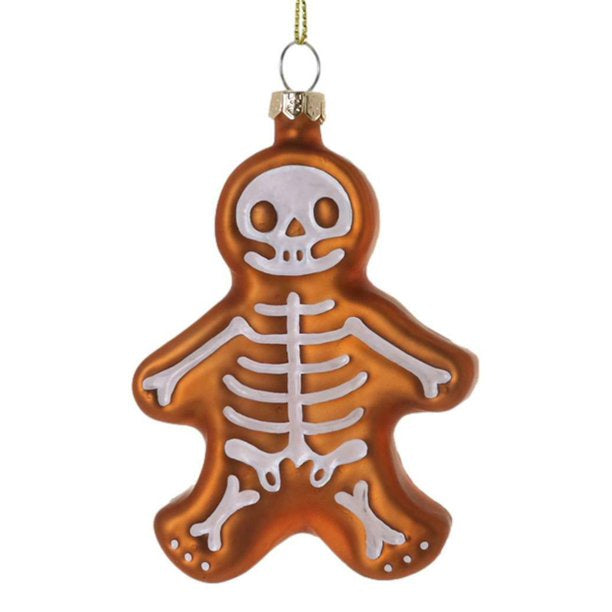 Gingerbread Man Skeleton Ornament