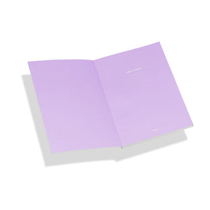 Object Notebook - Lavender Check