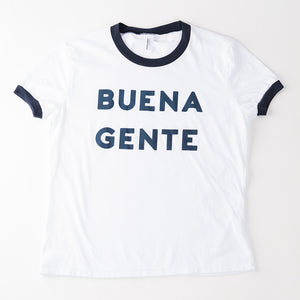 Buena Gente Ringer T-shirt (blue)